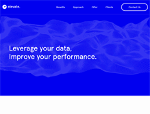 Tablet Screenshot of elevate-agency.com